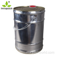 20Liter Black Metal Drums Barrel dengan Spout